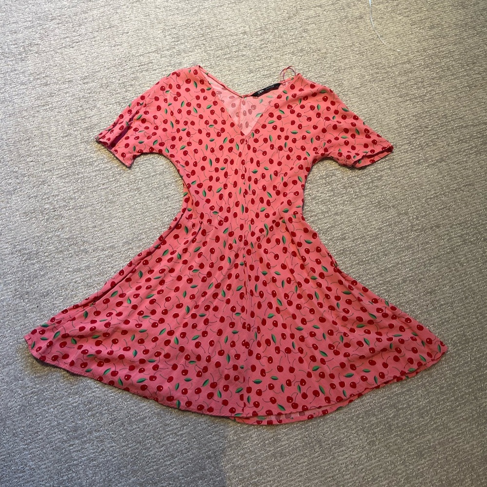 Zara cherry dress